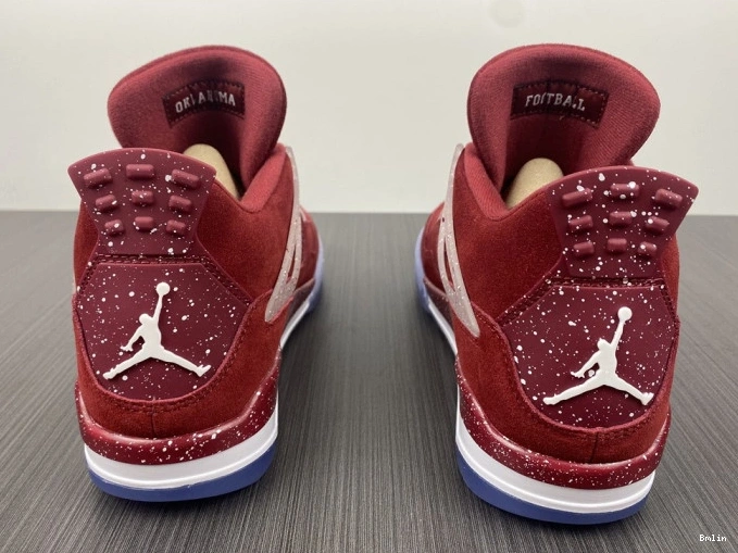 Bmlin Shoes Jordan 4 Retro Sooners PE Oklahoma AJ4-904282 0701